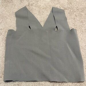 Petal & Pup Charcoal Crop Top